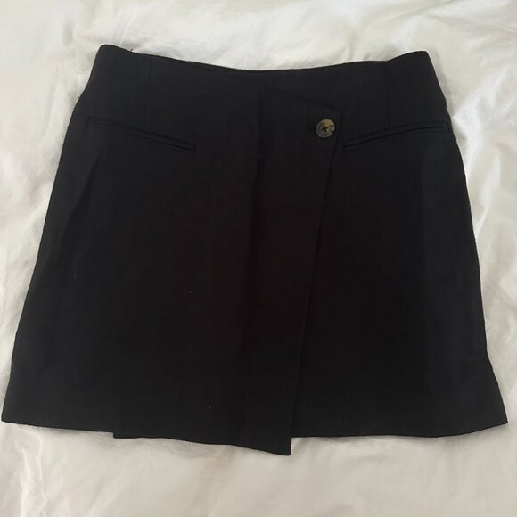 Anine Bing Natalia Linen Skirt - Picture 3 of 8